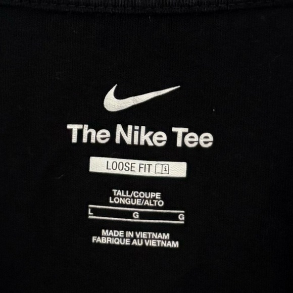 Nike LeBron James Strive For Greatness Lion Crown Tee Black L-Tall (LT) - Picture 5 of 7